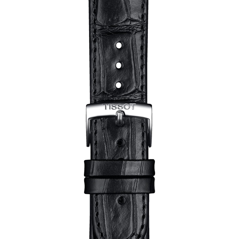  Shop Authentic Tissot Carson Premium Chronograph Silver Dial Black Leather Strap Watch For Men - T122.417.16.033.00 - Luxxuri