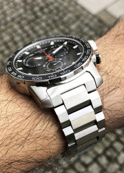  Shop Authentic Tissot Supersport Chrono Black Dial Silver Steel Strap Watch For Men - T125.617.11.051.00 - Luxxuri