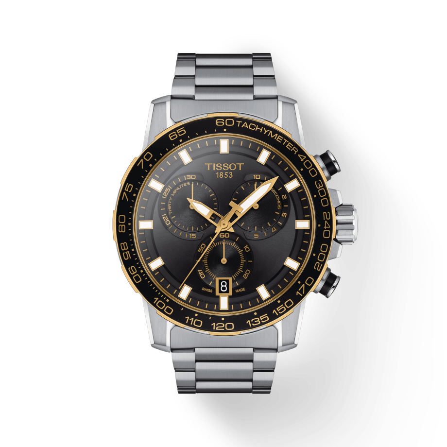  Shop Authentic Tissot Supersport Chrono Black Dial Silver Steel Strap Watch For Men - T125.617.21.051.00 - Luxxuri