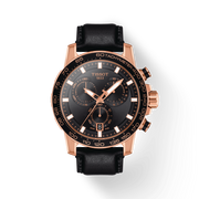  Shop Authentic Tissot Supersport Chrono Black Dial Black Leather Strap Watch for Men - T125.617.36.051.00 - Luxxuri