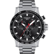  Shop Authentic Tissot T Sport PRS 516 Chronograph Black Dial Silver Steel Strap Watch For Men - T100.417.11.051.01 - Luxxuri