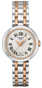  Shop Authentic Tissot Bellissima Small Lady White Dial Two Tone Steel Strap Watch For Women - T126.010.22.013.01 - Luxxuri