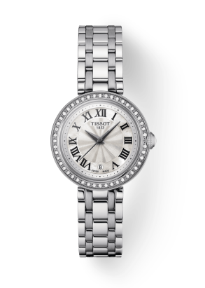 Shop Authentic Tissot Bellissima Small Lady Diamonds Silver Dial Silver Steel Strap Watch For Women - T126.010.61.113.00 - Luxxuri