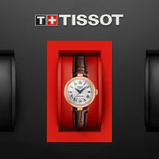  Shop Authentic Tissot Bellissima Automatic Silver Dial Brown Leather Strap Watch For Women - T126.207.36.013.00 - Luxxuri