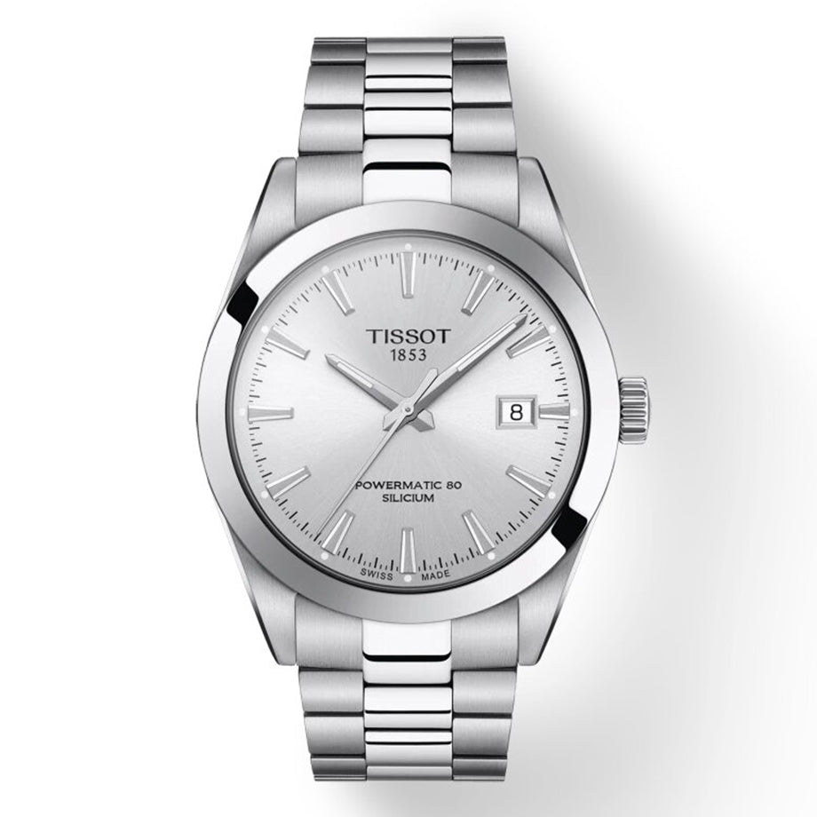  Shop Authentic Tissot Gentleman Powermatic 80 Silicium Silver Dial Silver Steel Strap Watch For Men - T127.407.11.031.00 - Luxxuri