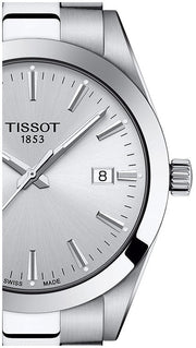  Shop Authentic Tissot Gentleman Silver Dial Silver Steel Strap Watch For Men - T127.410.11.031.00 - Luxxuri