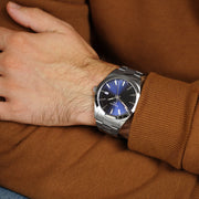  Shop Authentic Tissot Gentleman Blue Dial Silver Steel Strap Watch For Men - T127.410.11.041.00 - Luxxuri