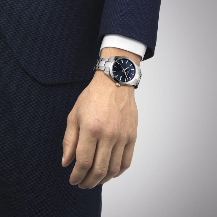  Shop Authentic Tissot Gentleman Black Dial Silver Steel Strap Watch For Men - T127.410.11.051.00 - Luxxuri