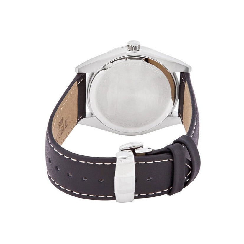 Shop Authentic Tissot Gentleman Black Dial Black Leather Strap Watch For Men - T127.410.16.051.00 - Luxxuri