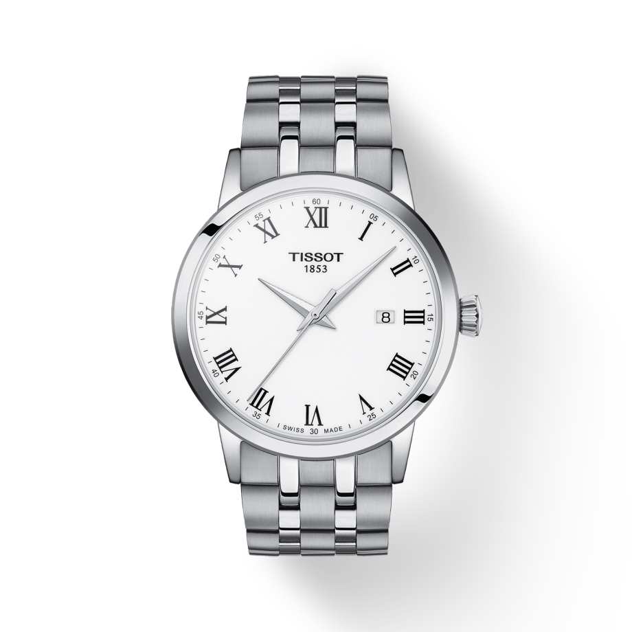  Shop Authentic Tissot T Classic Dream White Dial Silver Steel Strap Watch For Men - T129.410.11.013.00 - Luxxuri