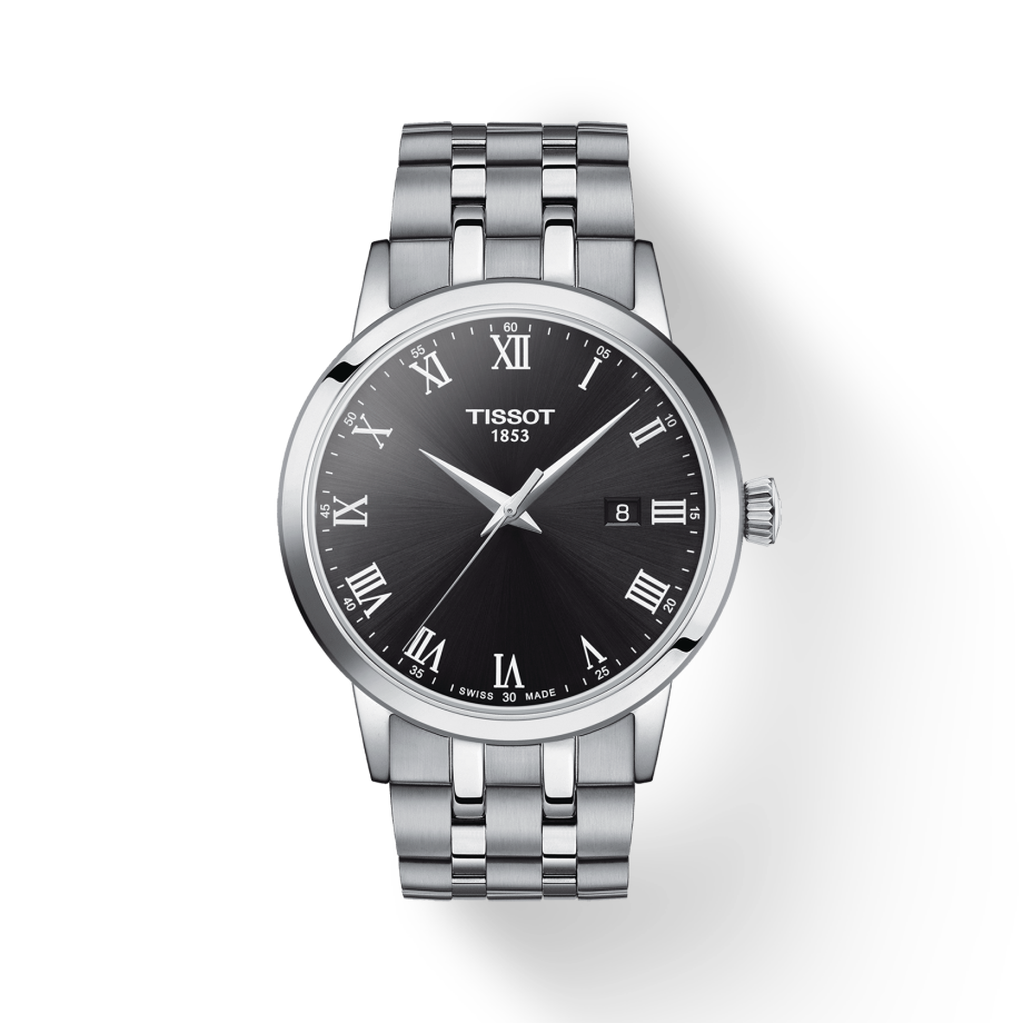  Shop Authentic Tissot Classic Dream Black Dial Silver Steel Strap Watch For Men - T129.410.11.053.00 - Luxxuri