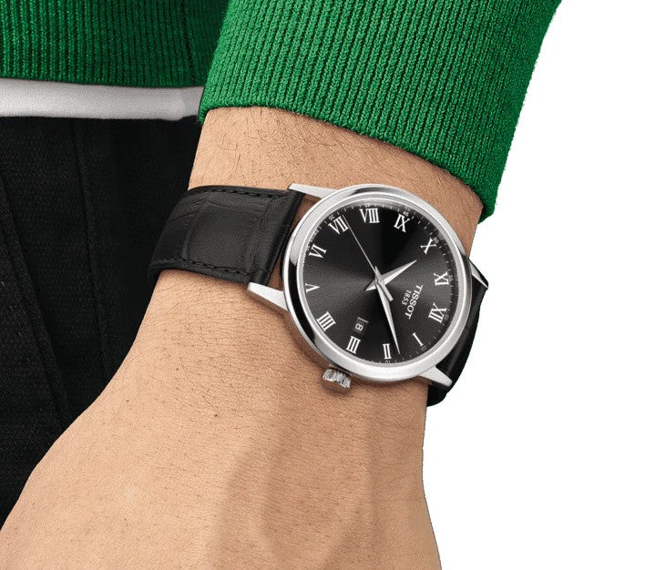  Shop Authentic Tissot Everytime Medium Black Dial Black Leather Strap Watch For Men - T109.410.16.053.00 - Luxxuri