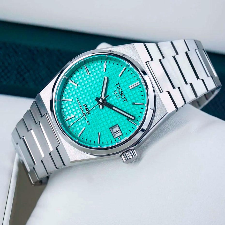 Shop Authentic Tissot PRX Powermatic 80 Light Green Dial Silver Steel Strap Watch for Men - T137.207.11.091.01 - Luxxuri
