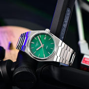  Shop Authentic Tissot PRX Quartz Green Dial Steel Silver Steel Strap Watch for Men - T137.410.11.081.00 - Luxxuri