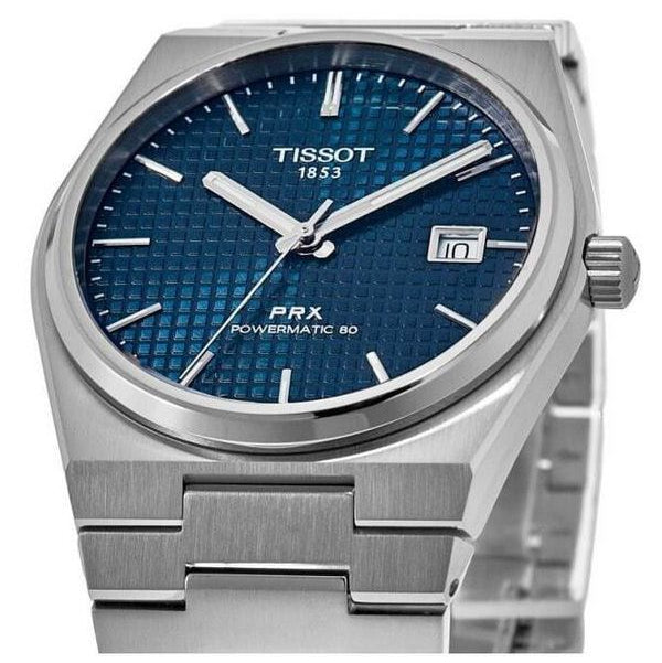  Shop Authentic Tissot PRX Powermatic 80 Blue Dial Silver Steel Strap Watch for Men - T137.207.11.041.00 - Luxxuri
