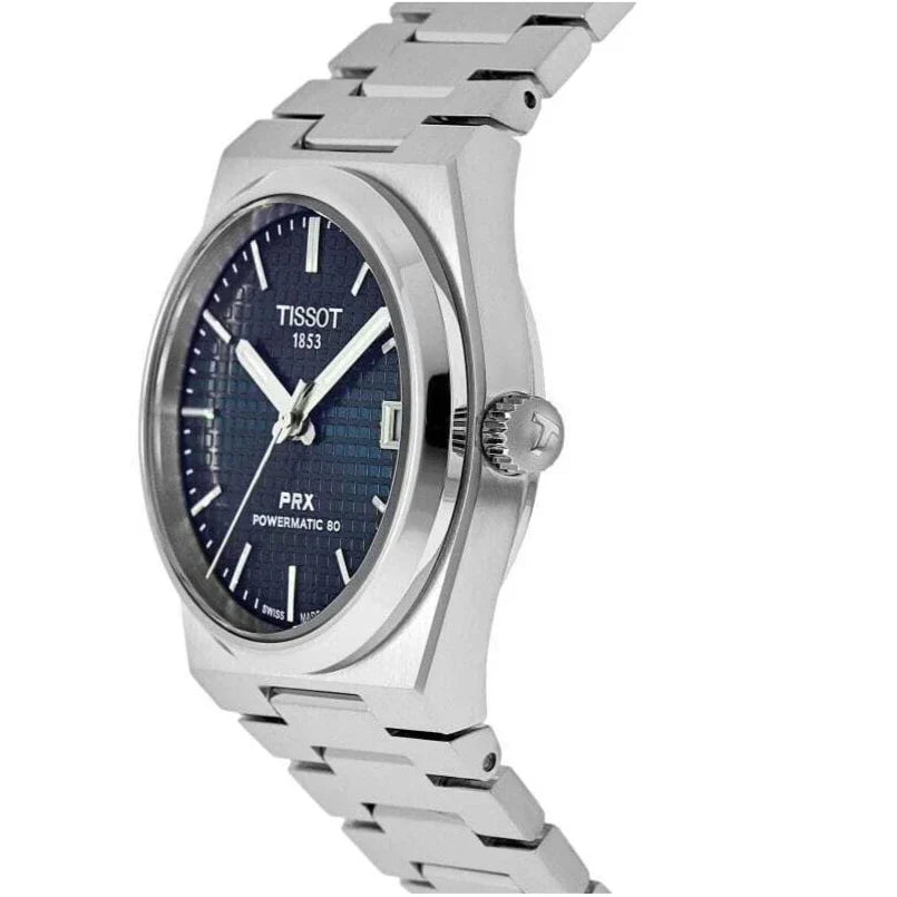  Shop Authentic Tissot PRX Powermatic 80 Blue Dial Silver Steel Strap Watch for Men - T137.207.11.041.00 - Luxxuri