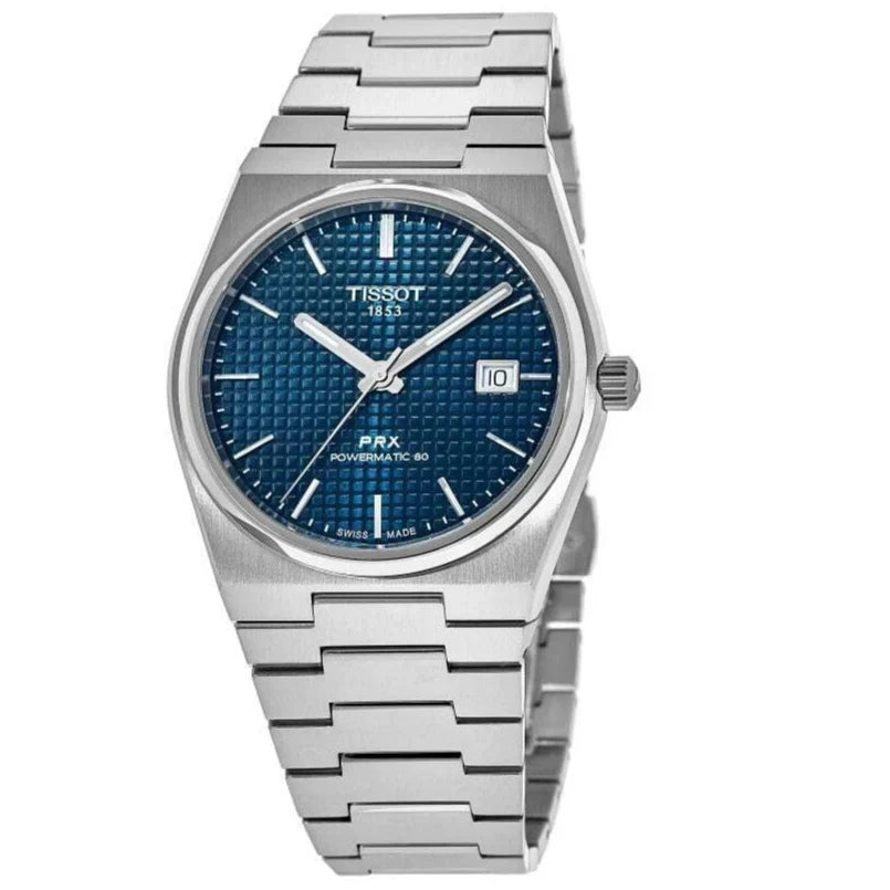  Shop Authentic Tissot PRX Powermatic 80 Blue Dial Silver Steel Strap Watch for Men - T137.207.11.041.00 - Luxxuri