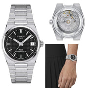  Shop Authentic Tissot PRX Powermatic 80 Black Dial Silver Steel Strap Watch for Men - T137.207.11.051.00 - Luxxuri