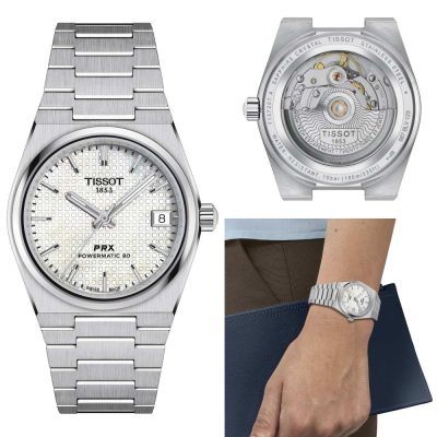  Shop Authentic Tissot PRX Powermatic 80 White Dial Silver Steel Strap Watch for Men - T137.207.11.111.00 - Luxxuri