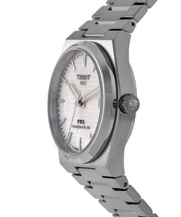  Shop Authentic Tissot PRX Powermatic 80 White Dial Silver Steel Strap Watch for Men - T137.207.11.111.00 - Luxxuri