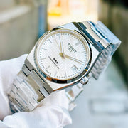  Shop Authentic Tissot PRX Powermatic 80 White Dial Silver Steel Strap Watch for Men - T137.207.11.111.00 - Luxxuri