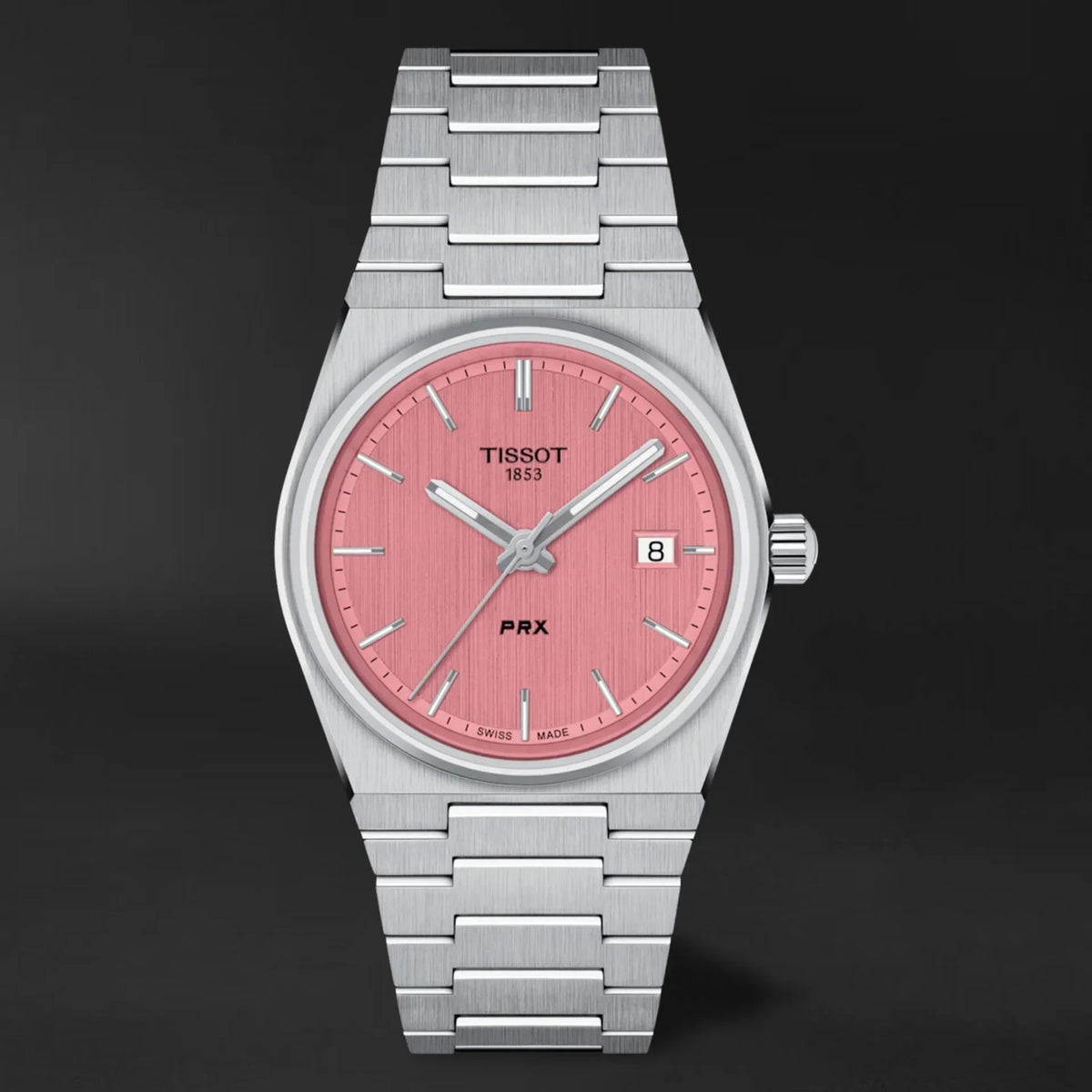  Shop Authentic Tissot PRX Quartz Pink Dial Silver Steel Strap Watch for Women - T137.210.11.331.00 - Luxxuri