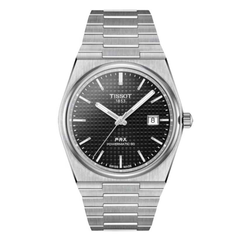  Shop Authentic Tissot PRX Powermatic 80 Black Dial Silver Steel Strap Watch For Men - T137.407.11.051.00 - Luxxuri