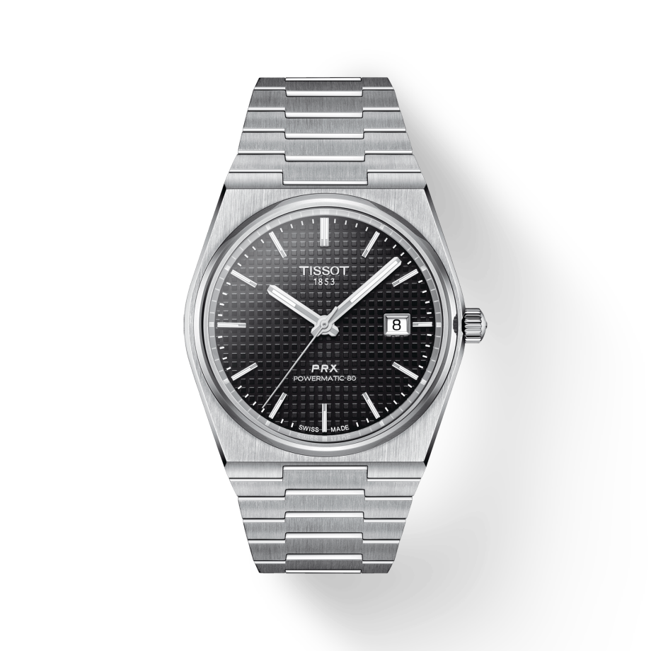  Shop Authentic Tissot PRX Powermatic 80 Black Dial Silver Steel Strap Watch for Men - T137.407.11.051.00 - Luxxuri