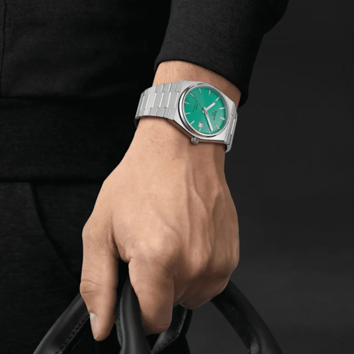  Shop Authentic Tissot PRX Powermatic 80 Automatic Mint Green Dial Silver Steel Strap Watch for Men - T137.407.11.091.01 - Luxxuri