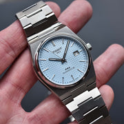  Shop Authentic Tissot PRX Powermatic 80 Ice Blue Tiffany Dial Silver Steel Strap Watch for Men - T137.407.11.351.00 - Luxxuri