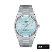  Shop Authentic Tissot PRX Powermatic 80 Ice Blue Tiffany Dial Silver Steel Strap Watch for Men - T137.407.11.351.00 - Luxxuri