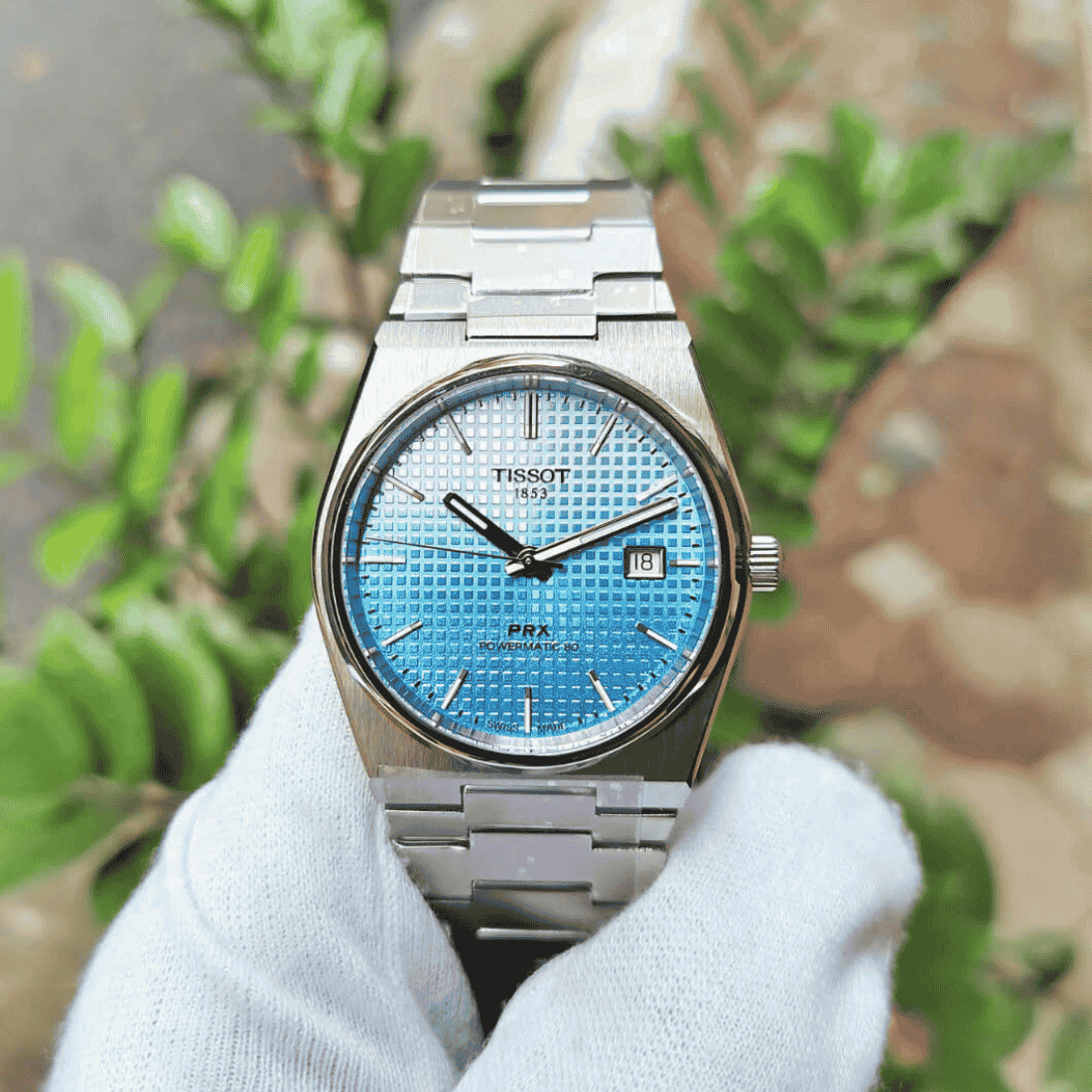  Shop Authentic Tissot PRX Powermatic 80 Gradient Blue Dial Silver Steel Strap Watch for Men - T137.407.11.351.01 - Luxxuri