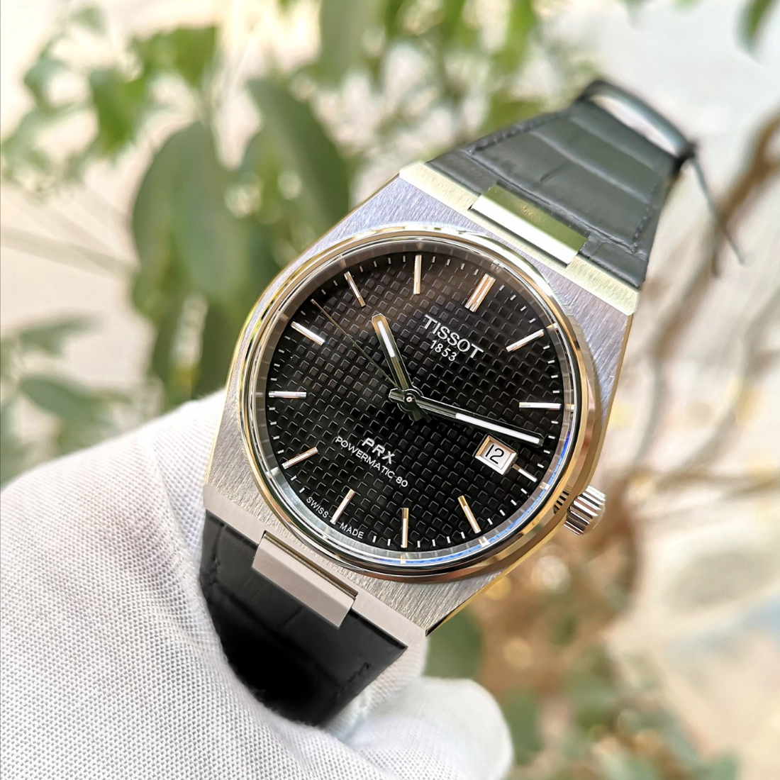  Shop Authentic Tissot PRX Powermatic 80 Black Dial Black Leather Strap Watch for Men - T137.407.16.051.00 - Luxxuri