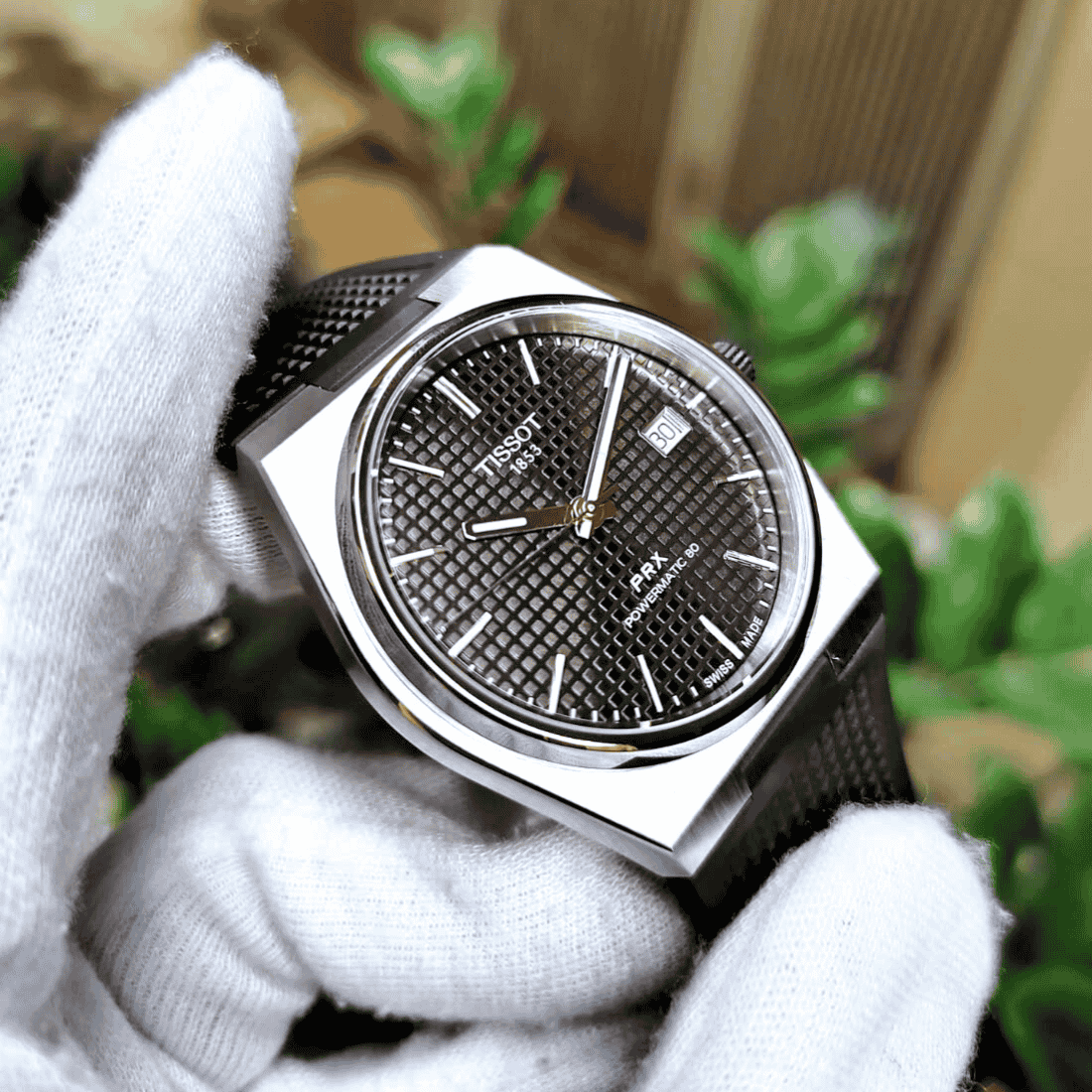  Shop Authentic Tissot PRX Powermatic 80 Black Dial Black Rubber Strap Watch for Men - T137.407.17.051.00 - Luxxuri