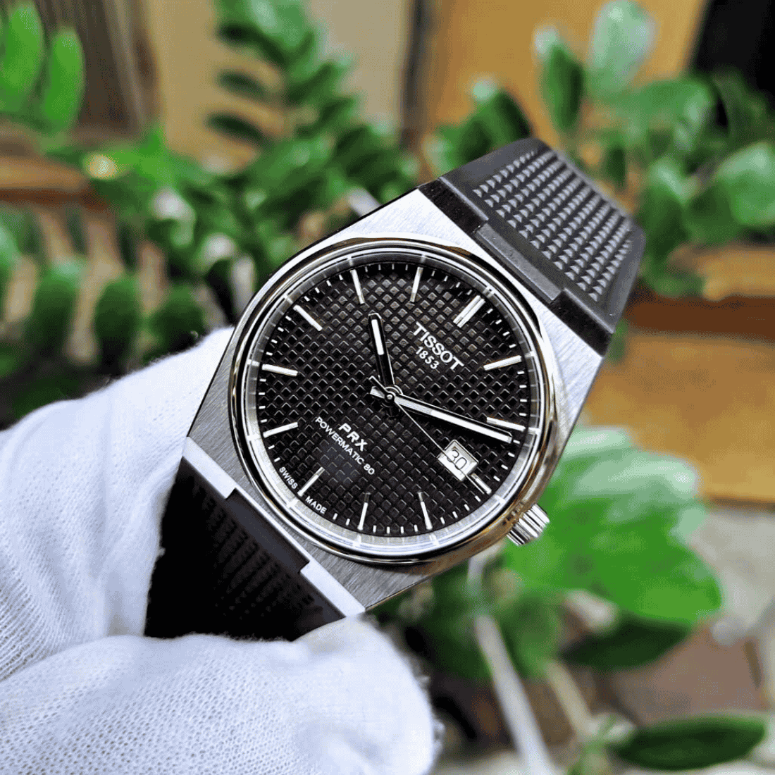  Shop Authentic Tissot PRX Powermatic 80 Black Dial Black Rubber Strap Watch for Men - T137.407.17.051.00 - Luxxuri