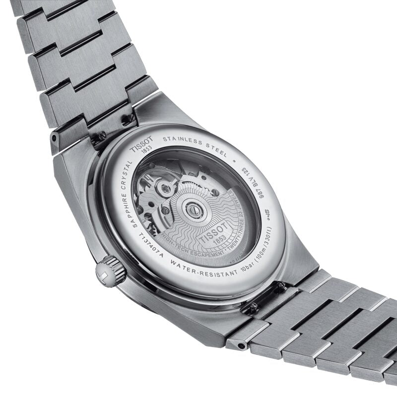  Shop Authentic Tissot PRX Powermatic 80 Gradient Blue Dial Silver Steel Strap Watch for Men - T137.407.11.351.01 - Luxxuri