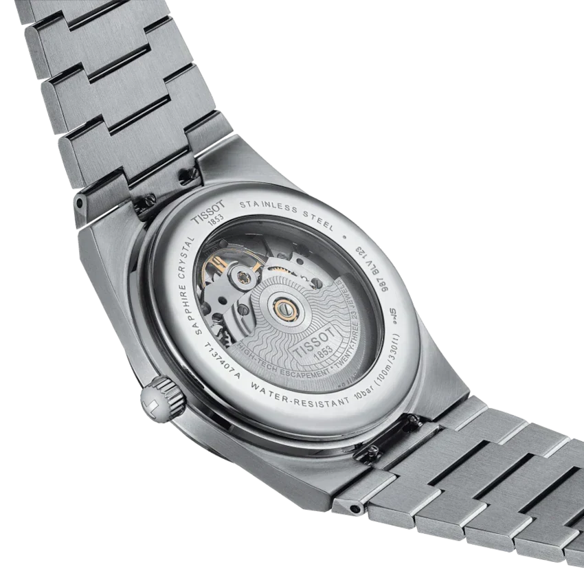  Shop Authentic Tissot PRX Powermatic 80 Silver Dial Silver Steel Strap Watch For Men - T1374072203100 - Luxxuri