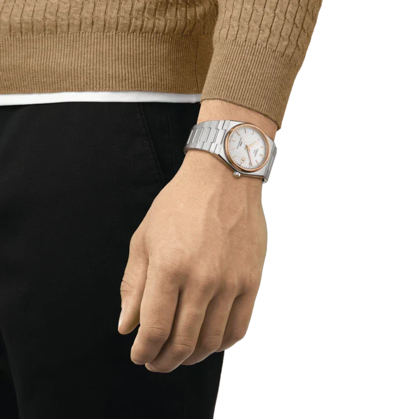  Shop Authentic Tissot PRX Powermatic 80 Silver Dial Silver Steel Strap Watch For Men - T1374072203100 - Luxxuri