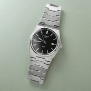  Shop Authentic Tissot PRX Quartz Black Dial Silver Steel Strap Watch For Men - T137.410.11.051.00 - Luxxuri