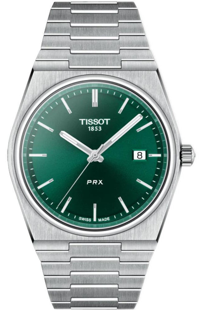  Shop Authentic Tissot PRX Green Dial Silver Steel Strap Watch For Men - T137.410.11.091.00 - Luxxuri