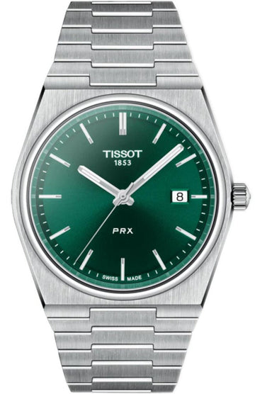  Shop Authentic Tissot PRX Green Dial Silver Steel Strap Watch For Men - T137.410.11.091.00 - Luxxuri