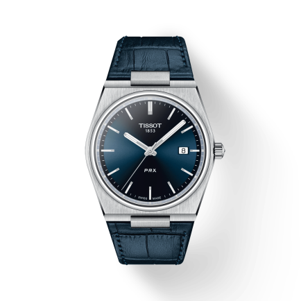  Shop Authentic Tissot PRX Blue Dial Blue Leather Strap Watch for Men - T137.410.16.041.00 - Luxxuri