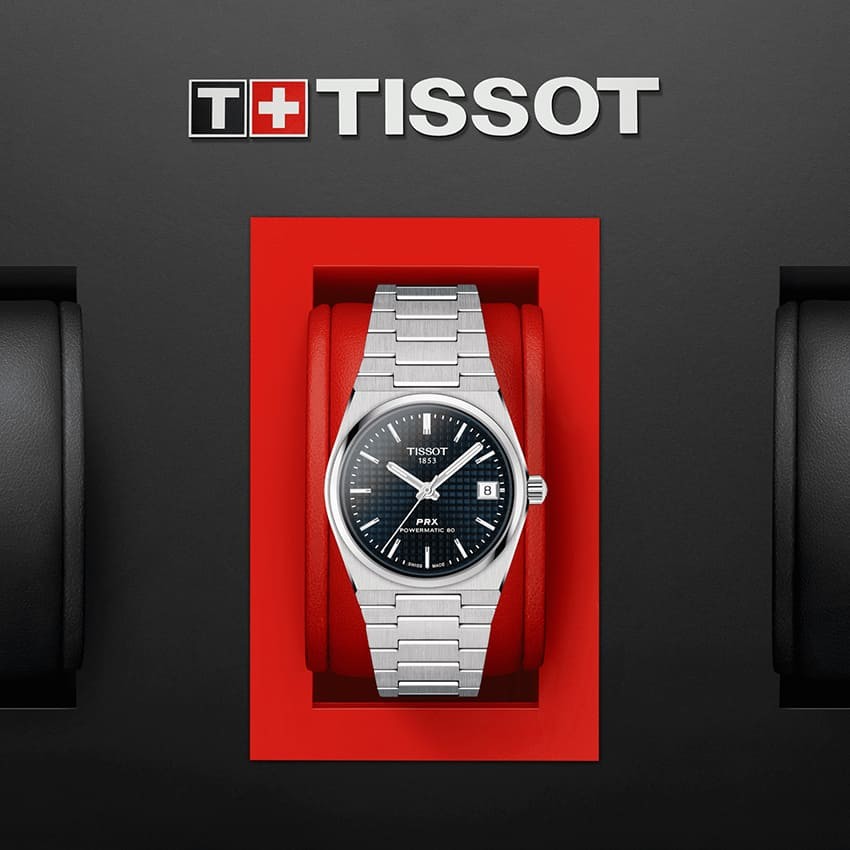  Shop Authentic Tissot PRX Powermatic 80 Blue Dial Silver Steel Strap Watch for Men - T137.207.11.041.00 - Luxxuri
