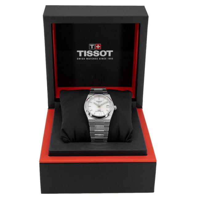  Shop Authentic Tissot PRX Powermatic 80 White Dial Silver Steel Strap Watch for Men - T137.207.11.111.00 - Luxxuri