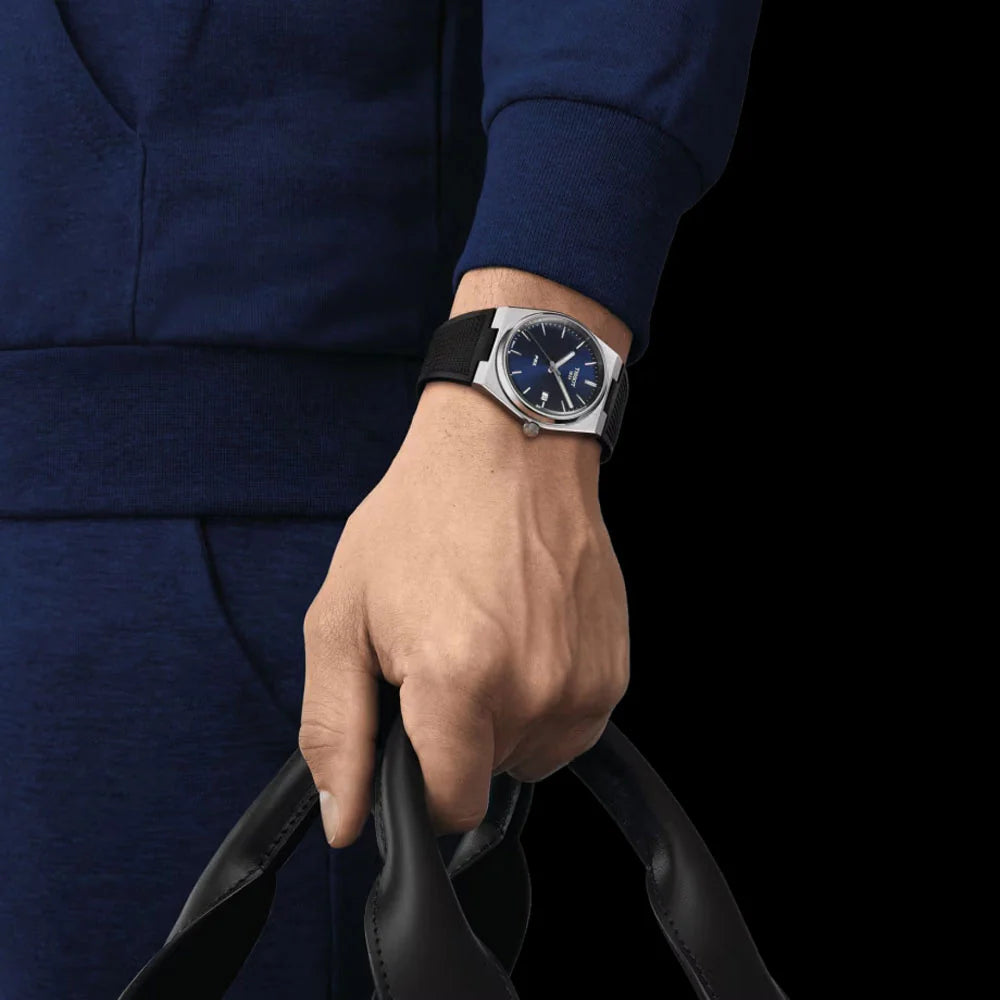  Shop Authentic Tissot PRX Black Dial Black Rubber Strap Watch For Men - T137.410.17.051.00 - Luxxuri