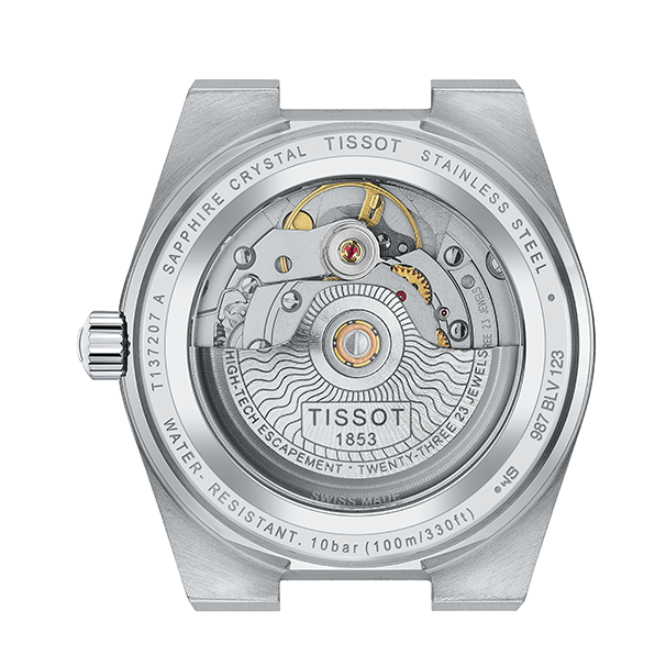  Shop Authentic Tissot PRX Powermatic 80 Light Green Dial Silver Steel Strap Watch for Men - T137.207.11.091.01 - Luxxuri