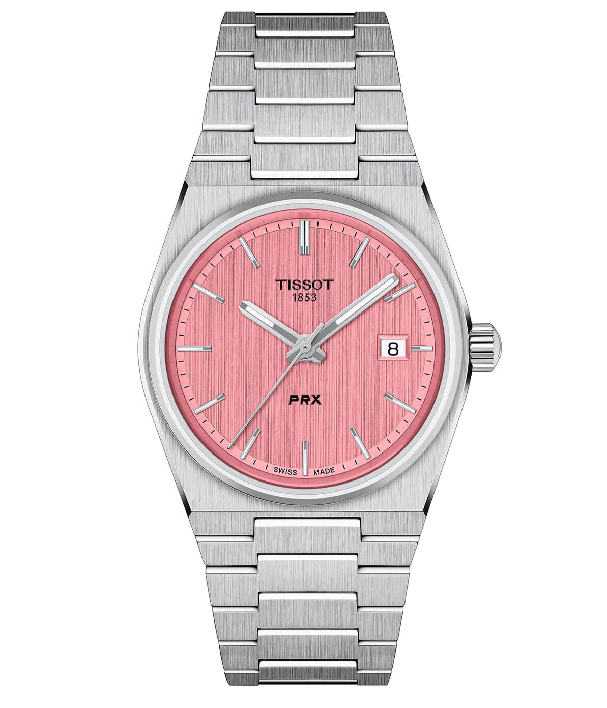  Shop Authentic Tissot PRX Quartz Pink Dial Silver Steel Strap Watch for Women - T137.210.11.331.00 - Luxxuri