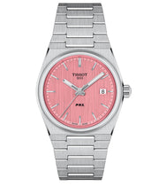  Shop Authentic Tissot PRX Quartz Pink Dial Silver Steel Strap Watch for Women - T137.210.11.331.00 - Luxxuri