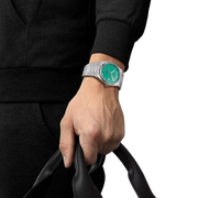  Shop Authentic Tissot PRX Powermatic 80 Automatic Mint Green Dial Silver Steel Strap Watch for Men - T137.407.11.091.01 - Luxxuri