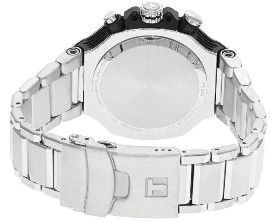  Shop Authentic Tissot T Race Chronograph Blue Dial Silver Steel Strap Watch For Men - T141.417.11.041.00 - Luxxuri